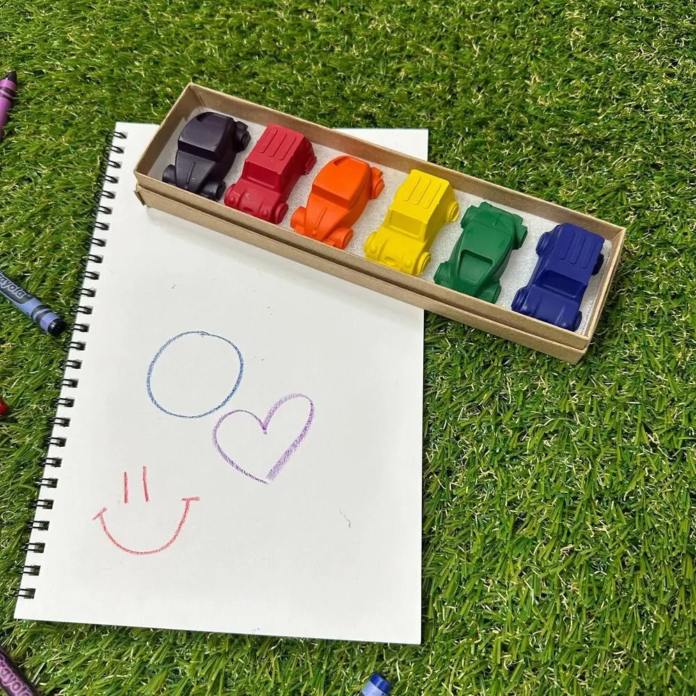 2/$30 Cars Crayons (6), Kids Girls Boys Birthday Gift, Car Theme, Transportation